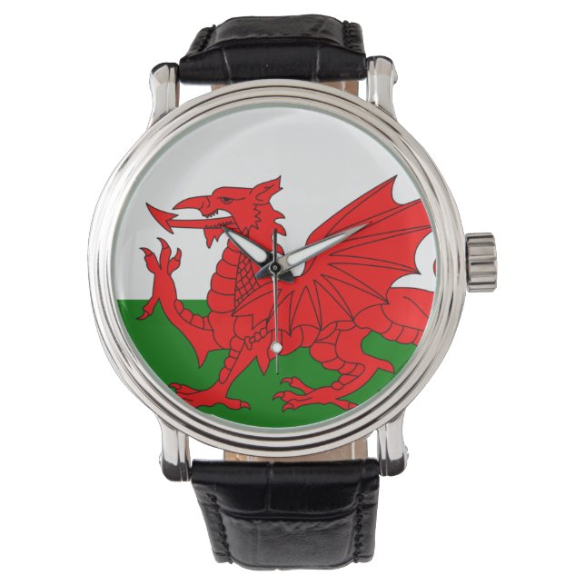 Montre Dragon gallois "Le Dragon Rouge" (devant)