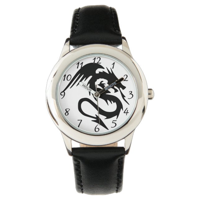 Montre Dragon noir (devant)