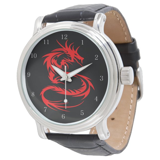Montre Dragon Rouge (Incliné)