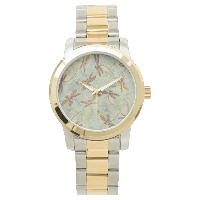 Montre Dragonfly Dance Gold (devant)