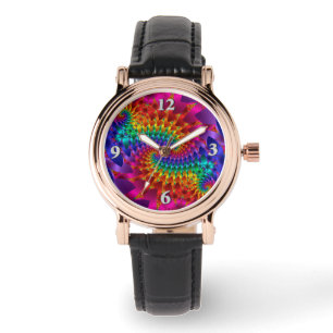 Montre Dragons fractaux vibrants