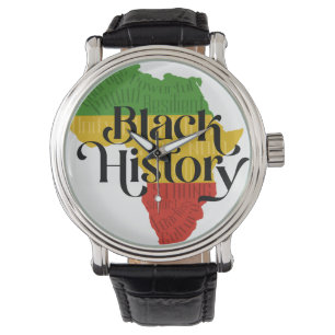 Montre Drapeau Africain