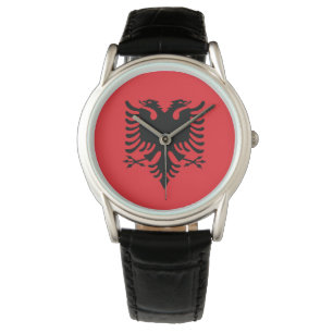 Montre drapeau albanais