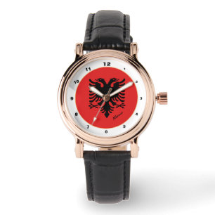 Montre Drapeau albanais et mode/design branché albanais