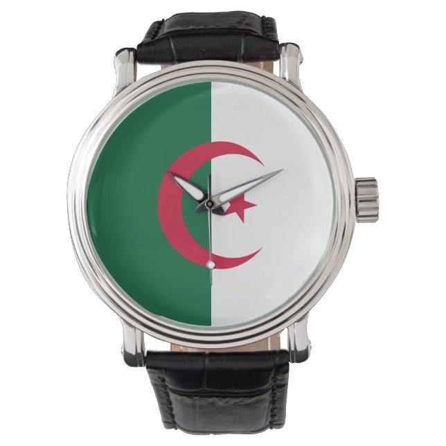 Montre Drapeau Algérie (devant)
