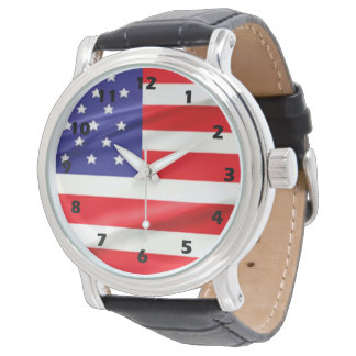Montre Drapeau américain