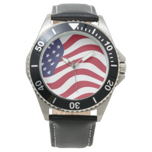 MONTRE DRAPEAU AMÉRICAIN