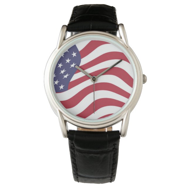 MONTRE DRAPEAU AMÉRICAIN (devant)