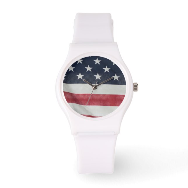 Montre Drapeau Américain À La Foire Du Comté De Sussex (Recto)