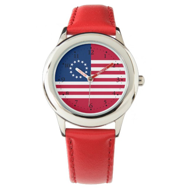 Montre Drapeau américain Betsy Ross (devant)