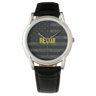 Montre Drapeau américain Recon tamisé