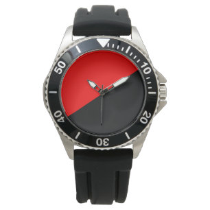 Montre Drapeau anarchiste (Anarchisme)