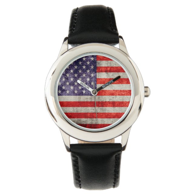 Montre Drapeau antiquité américain (devant)
