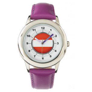 Montre Drapeau autrichien ajustable pour enfant Ribb viol