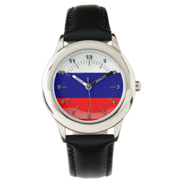 Montre Drapeau brillant russe (devant)
