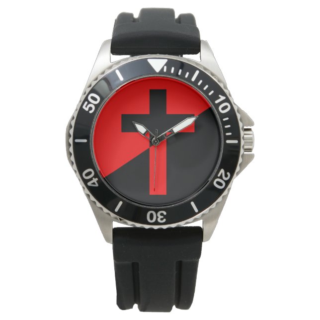 Montre Drapeau Christian Socialism & Anarchism (Libératio (devant)