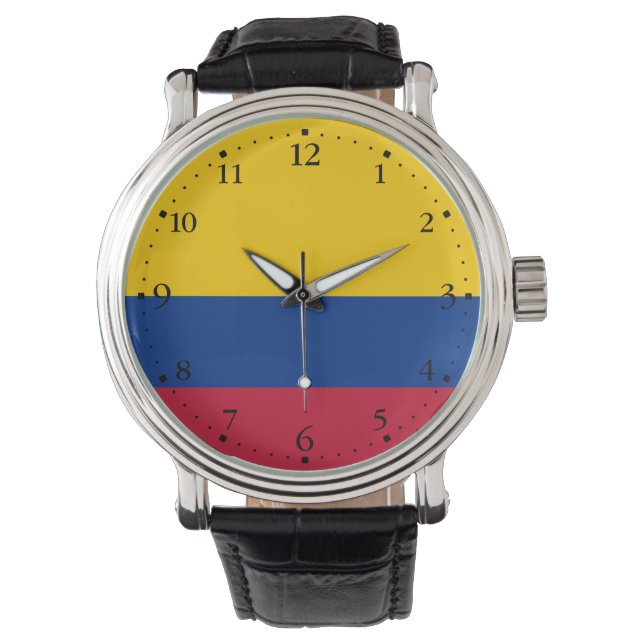 Montre Drapeau Colombie (devant)