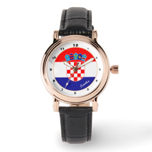 Montre Drapeau croate et mode/design croate