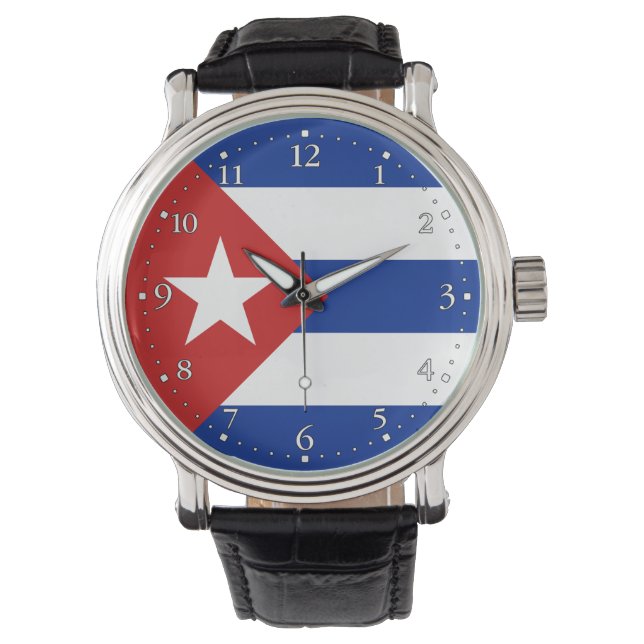 Montre Drapeau Cuba (devant)