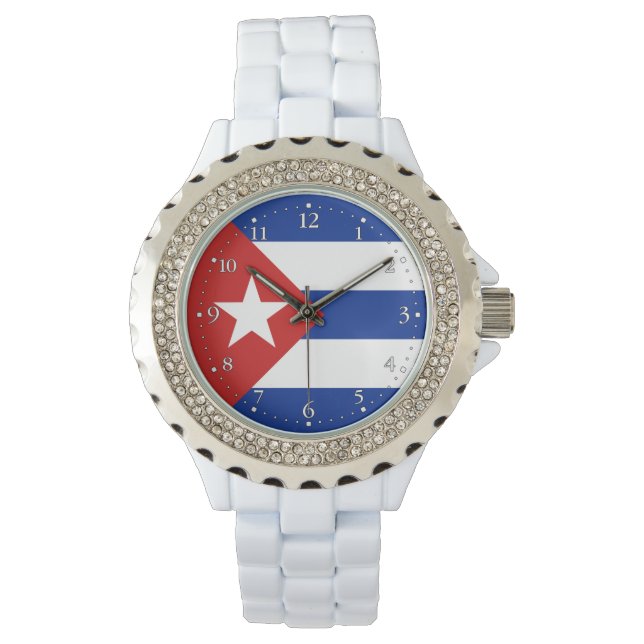 Montre Drapeau Cuba (devant)