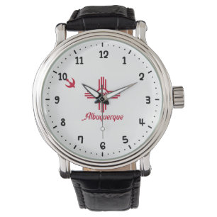 Montre Drapeau d'Albuquerque, Nouveau-Mexique Watch
