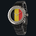 Montre Drapeau de Belgique<br><div class="desc">Un cadeau idéal pour tous ceux qui sont patriotes de leur pays !</div>