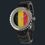 Montre Drapeau de Belgique<br><div class="desc">Un cadeau idéal pour tous ceux qui sont patriotes de leur pays !</div>