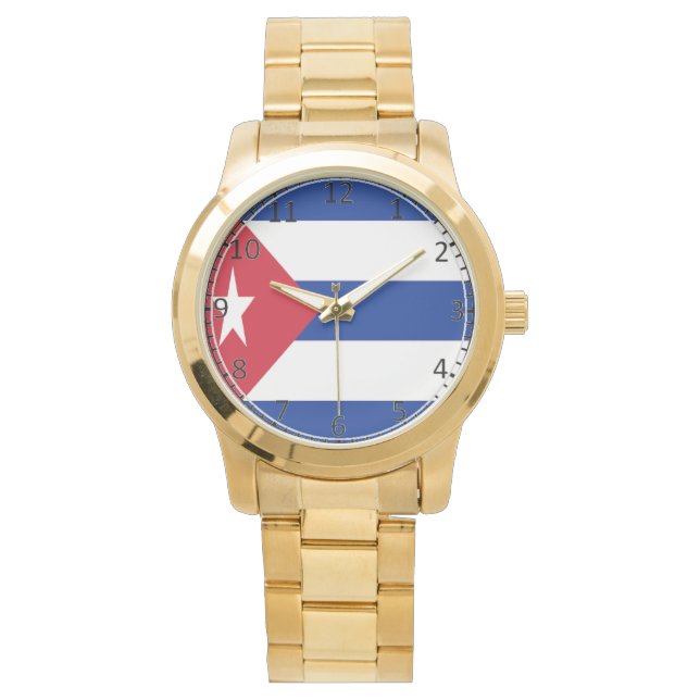 Montre Drapeau de Cuba (devant)