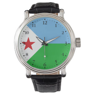 Montre Drapeau de Djibouti