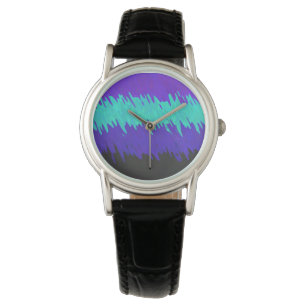 Montre Drapeau de fierté Alexigender Abstrait Squiggly Tr