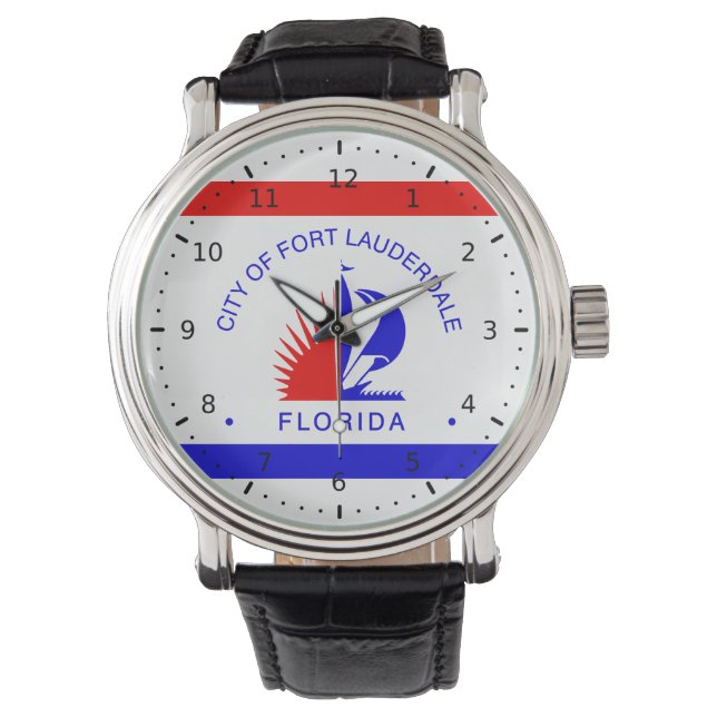 Montre Drapeau de Fort Lauderdale, Floride (devant)