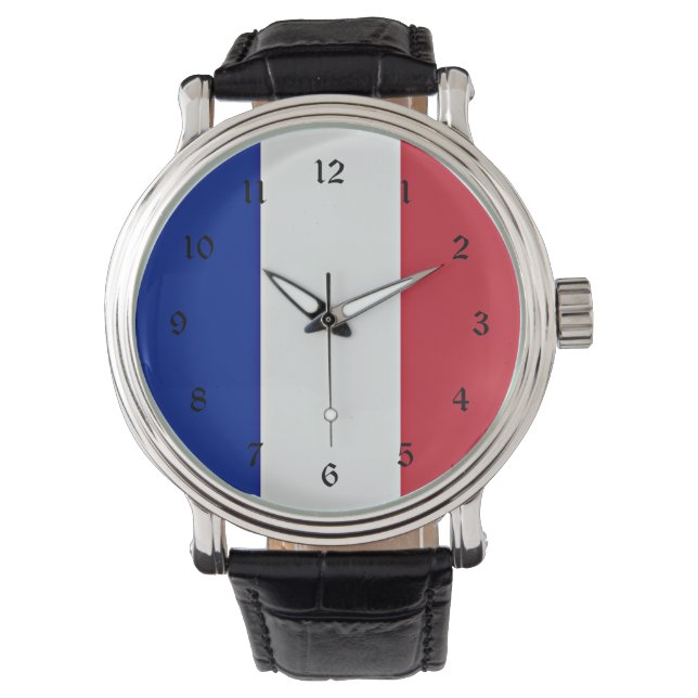 Montre Drapeau de France (devant)
