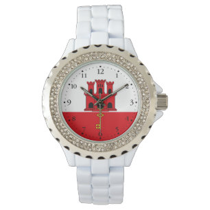 Montre Drapeau de Gibraltar
