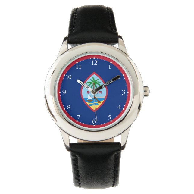 Montre Drapeau de Guam (devant)