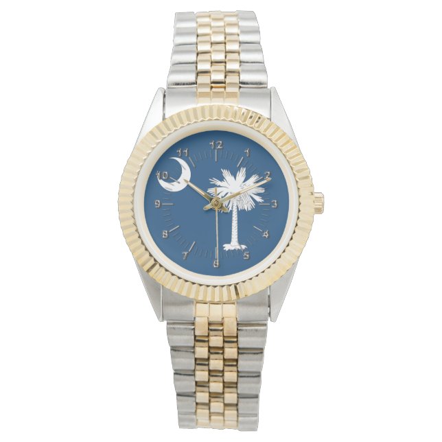 Montre Drapeau de la Caroline du Sud (devant)