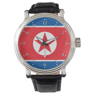 Montre Drapeau de la Corée du Nord