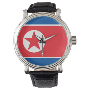 Montre Drapeau de la Corée du Nord