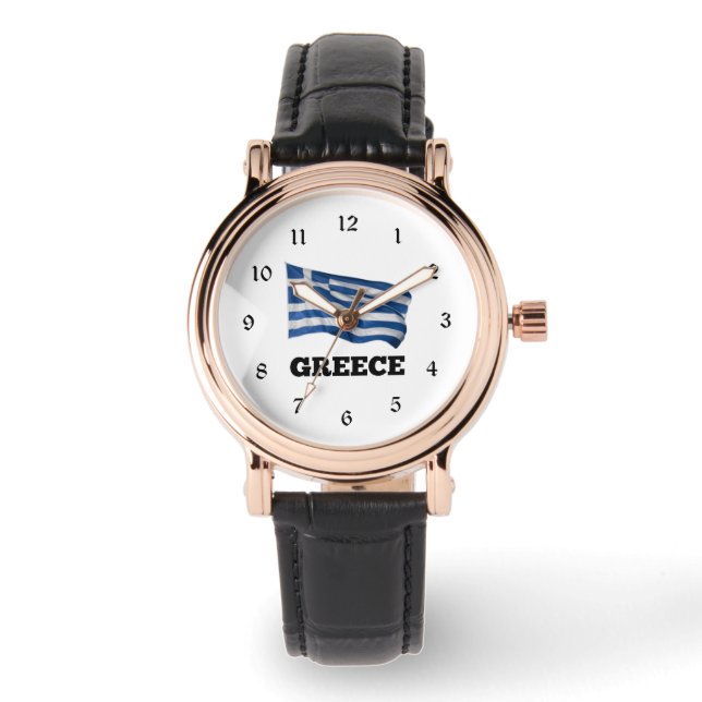 Montre Drapeau de la Grèce (Recto)