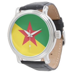 Montre Drapeau de la Guyane
