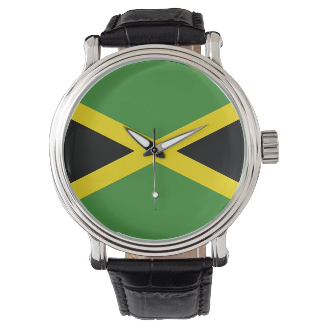 Montre Drapeau de la Jamaïque (devant)