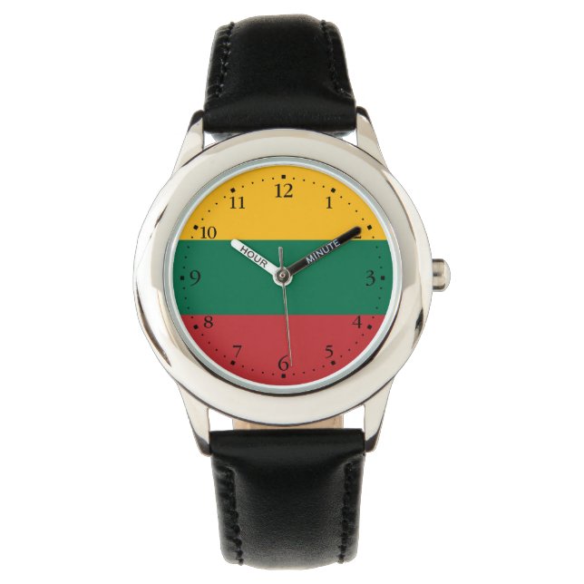 Montre Drapeau de la Lituanie (devant)