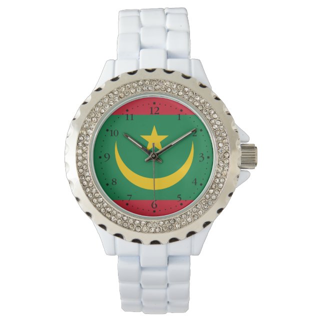 Montre Drapeau de la Mauritanie (devant)