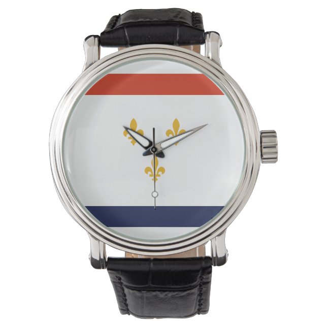 Montre Drapeau de La Nouvelle-Orléans (devant)