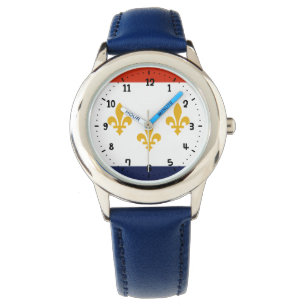 Montre Drapeau de La Nouvelle-Orléans, Louisiane Watch