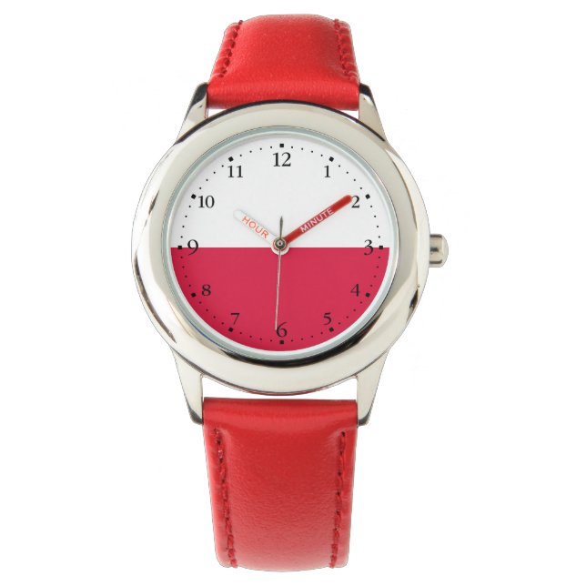 Montre Drapeau de la Pologne (devant)