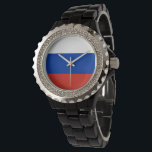 Montre Drapeau de la Russie<br><div class="desc">Un cadeau idéal pour tous ceux qui sont patriotes de leur pays !</div>