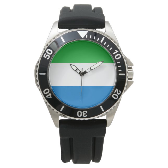 Montre Drapeau de la Sierra Leone (devant)