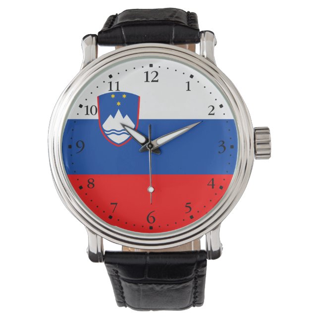 Montre Drapeau de la Slovénie (devant)