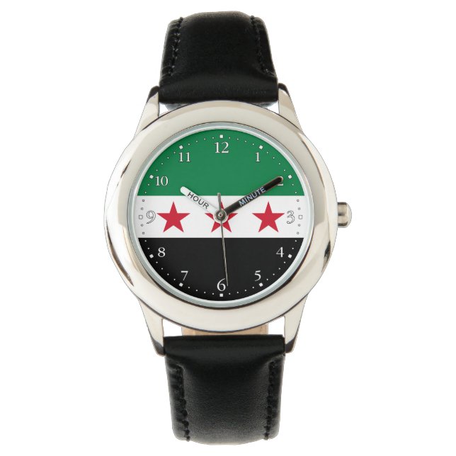 Montre Drapeau de la Syrie (devant)