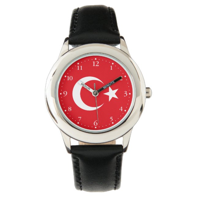 Montre Drapeau de la Turquie (devant)